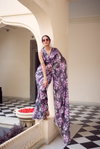 Ynf7042 Weightless Marbal Floral Printed Sarees Wholesale In India